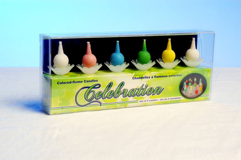 彩色火焰蠟燭